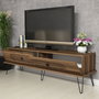 Hanah Home Ekol - Walnut Soporte para TV